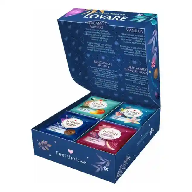 Ceai Lovare Bergamot Assorted - 32 de pachete de ceai negru cu bergamot asortat