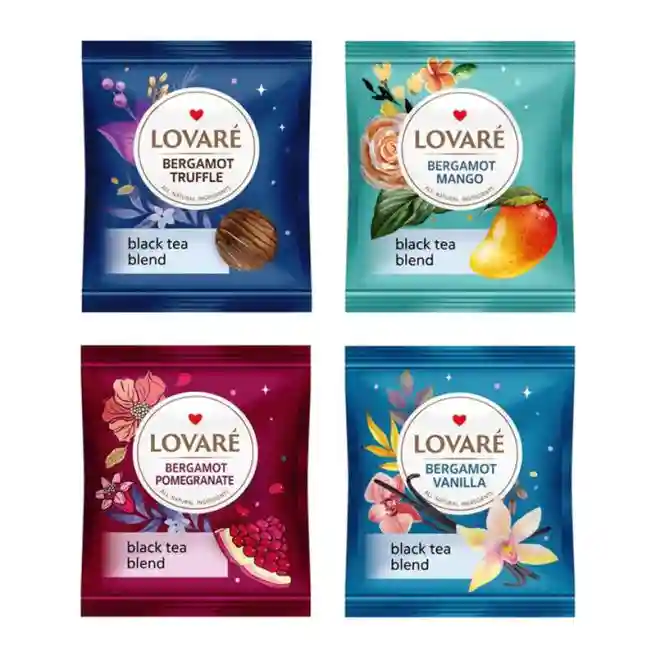 Ceai Lovare Bergamot Assorted - 32 de pachete de ceai negru cu bergamot asortat