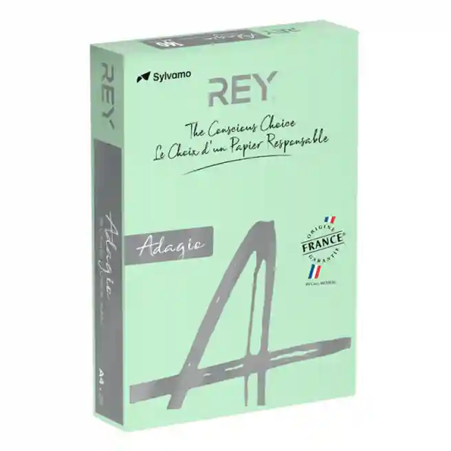 Бумага цветная A4 (160г/м2, 250л.) пастель салатовая Adagio Green 09