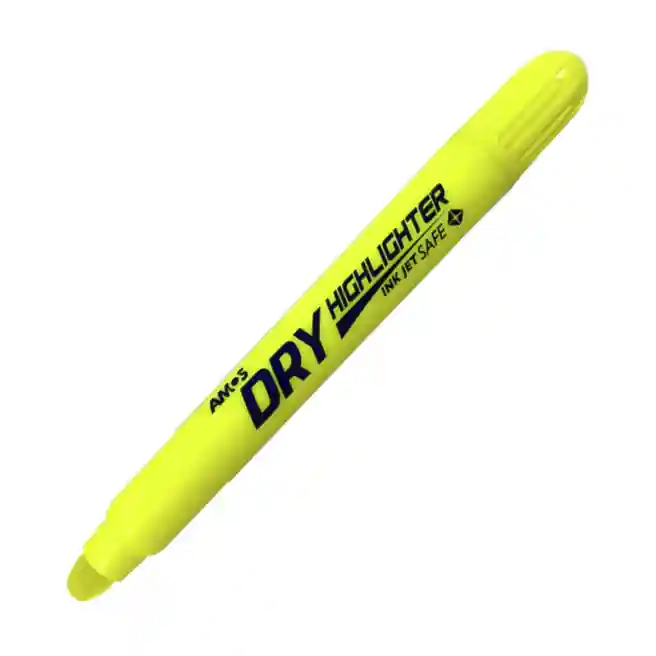 Textmarker AMOS uscat, galben