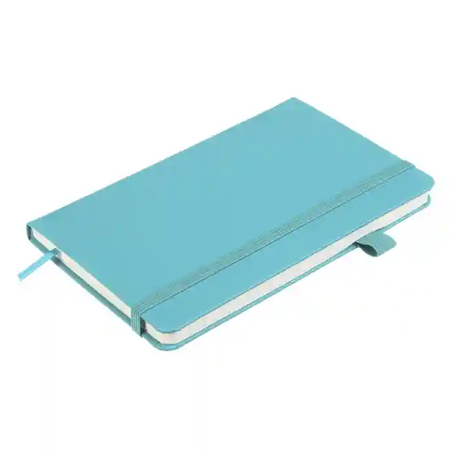 Carnet notite A5 puncte 96 foi Buromax coperta tare ETALON PU turcoaz