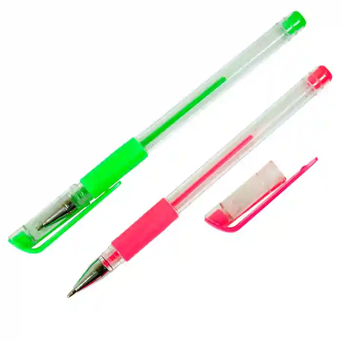 Set de 12 pixuri gel, ZiBi, NEON+METALLIC