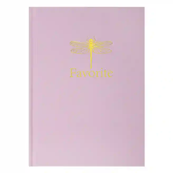 Записная книжка A5 клетка 96л. Buromax твердая обложка FAVOURITE, PASTEL  розовая