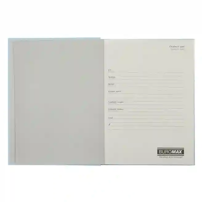 Записная книжка A5 клетка 96л. Buromax твердая обложка FAVOURITE, PASTEL  розовая
