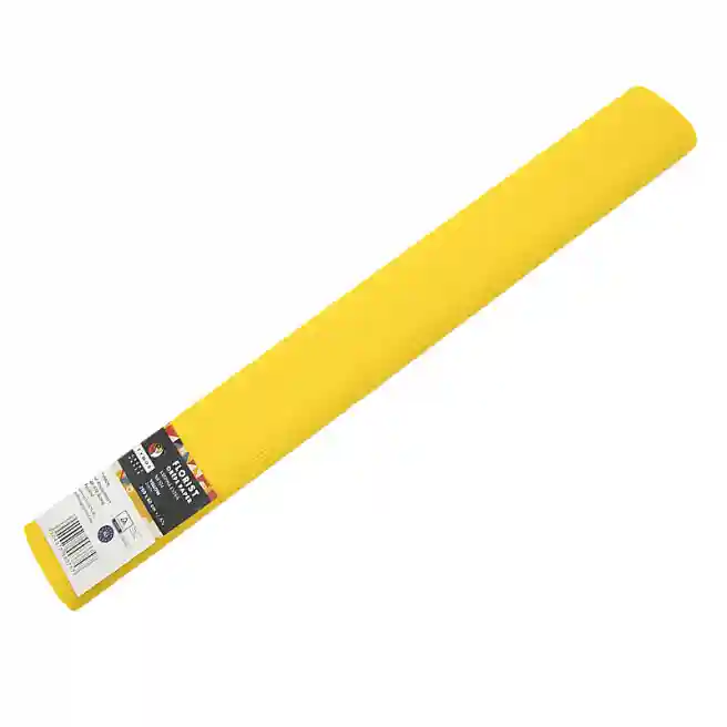 Hartie creponata floristica TYMOS, 50x200cm, EC104, galben