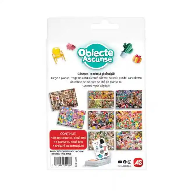 AS Карточная игра Поиск предметов (RO), код 61383