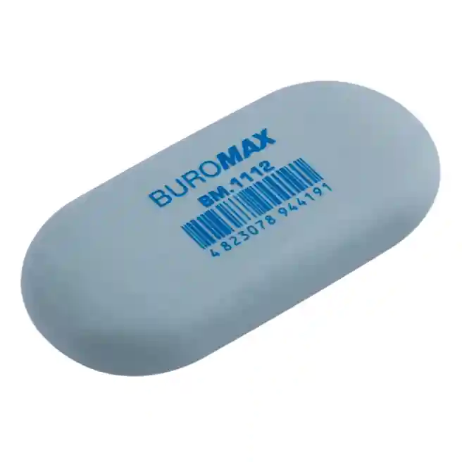 Ластик Buromax, овальный, (по штучно)
