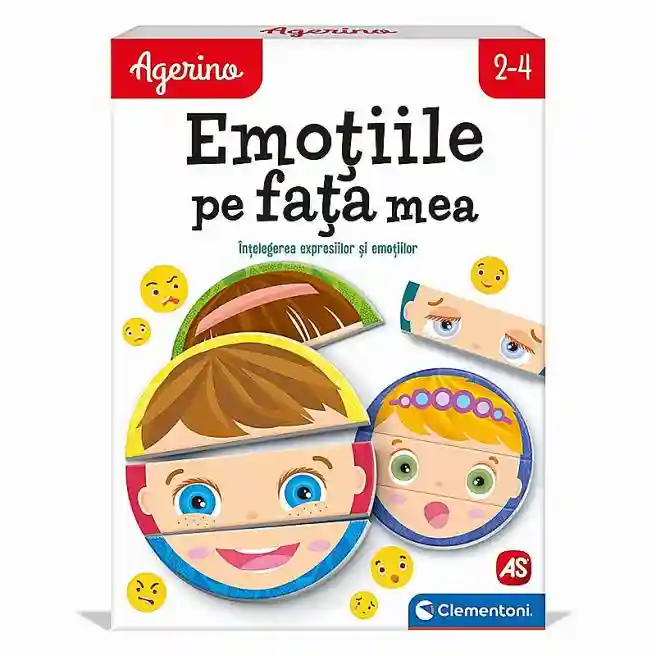 AS Развивающая игра Agerino «Эмоции на моем лице» RO, код 60433