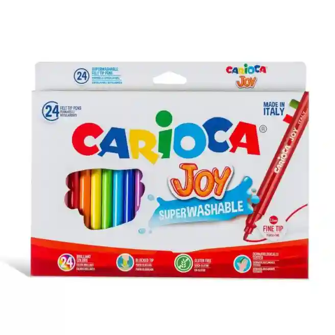 Set carioci Carioca Joy, 24 culori