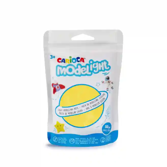 Plastilină moale Carioca 50 g galbenă
