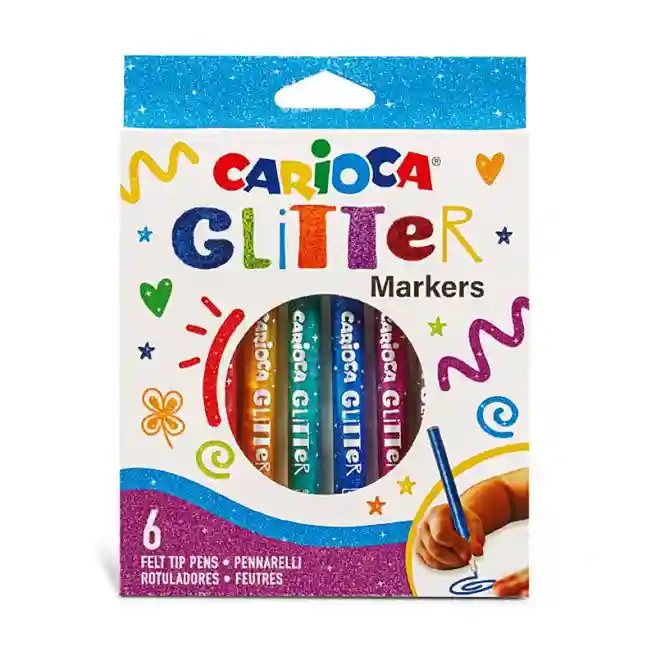 Set de carioci-glitter Carioca