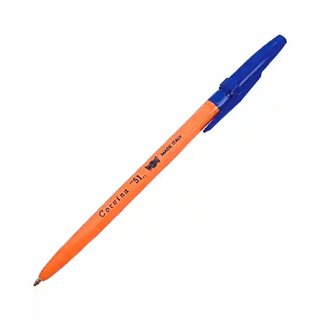 Pix cu bilă Carioca Corvina 51 Vintage,1 mm, albastru