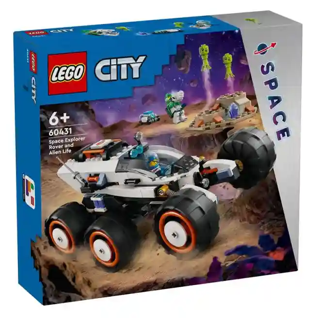 Конструктор LEGO City Космический исследовательский марсоход и инопланетная жизнь, арт. 60431