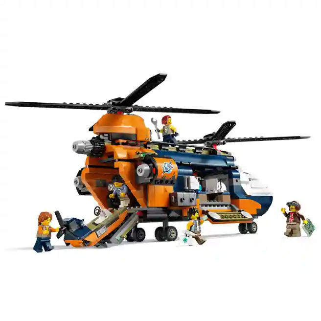 Конструктор LEGO City Вертолет «Исследователь джунглей» в базовом лагере, арт. 60437