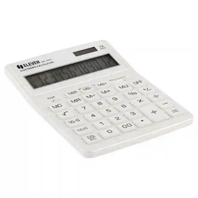 Calculator Eleven 12 cifre SDC-444X-WH, alb