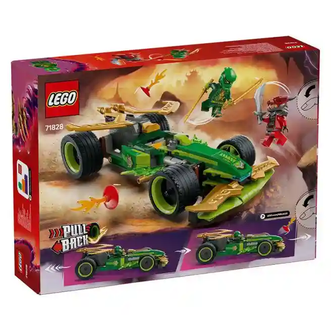 Конструктор LEGO Ninjago Гоночный автомобиль Ллойда с инерционным двигателем, арт. 71828