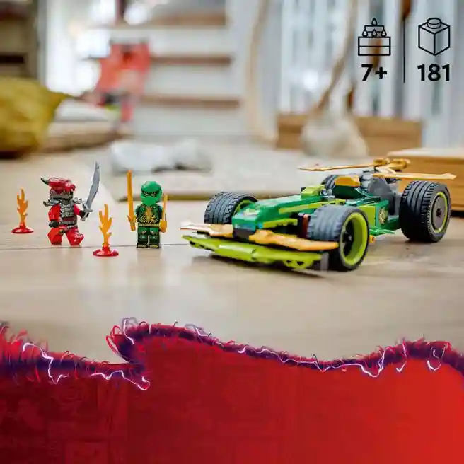Конструктор LEGO Ninjago Гоночный автомобиль Ллойда с инерционным двигателем, арт. 71828