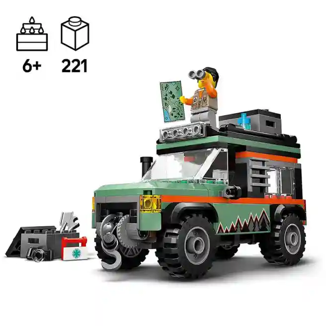 Constructor LEGO City Camion de munte offroad 4x4, art. 60447