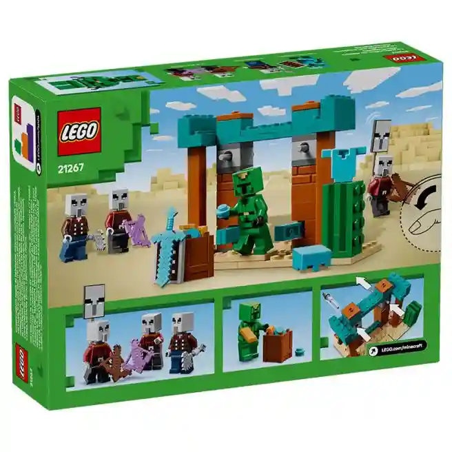 Constructor LEGO Minecraft Illager Desert Patrol, art. 21267