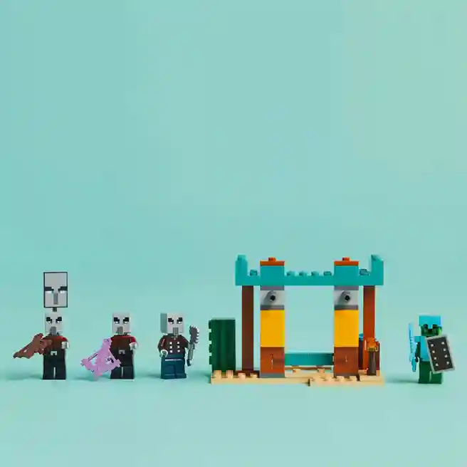 Constructor LEGO Minecraft Illager Desert Patrol, art. 21267