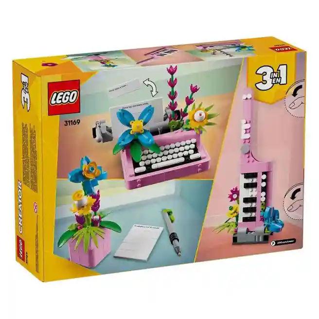 Конструктор LEGO Creator Пишущая машинка с цветами, арт. 31169