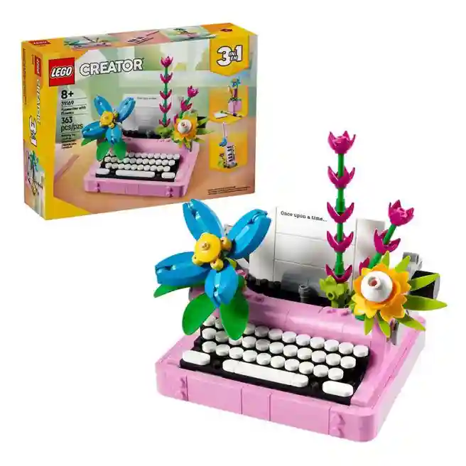 Конструктор LEGO Creator Пишущая машинка с цветами, арт. 31169
