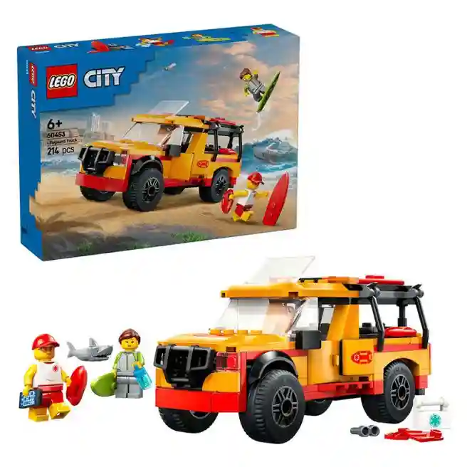 Constructor LEGO City Camion de salvare pe plajă, art. 60453
