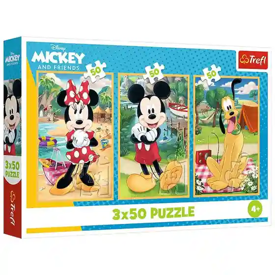 TF Puzzle "3x50" -Disney Mickey Mouse and Friends, cod 61459