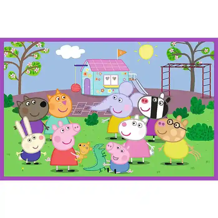 TF Puzzle "2x24" - Peppa on the playground, cod 61449