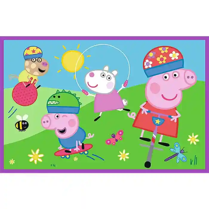 TF Puzzle "2x24" - Peppa on the playground, cod 61449