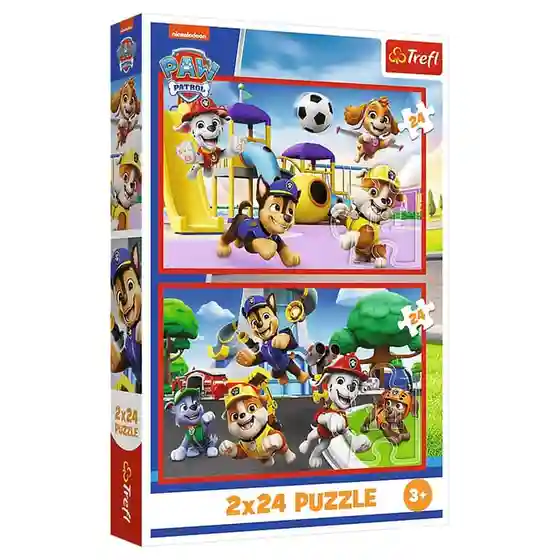 TF Пазлы "2x24" -Doggy day of fun / Viacom PAW Patrol, код 61448