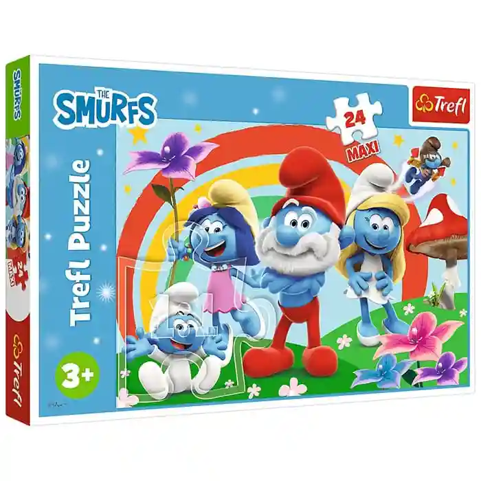 TF Пазлы "24 Maxi" -  Smurf day / The Smurfs, код 61435