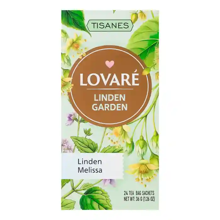 Чай LOVARE TISANES  Linden Garden 24 pak с фруктами и плодами