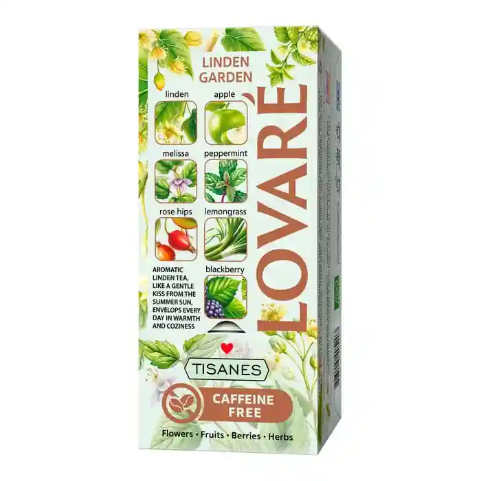 Чай LOVARE TISANES  Linden Garden 24 pak с фруктами и плодами