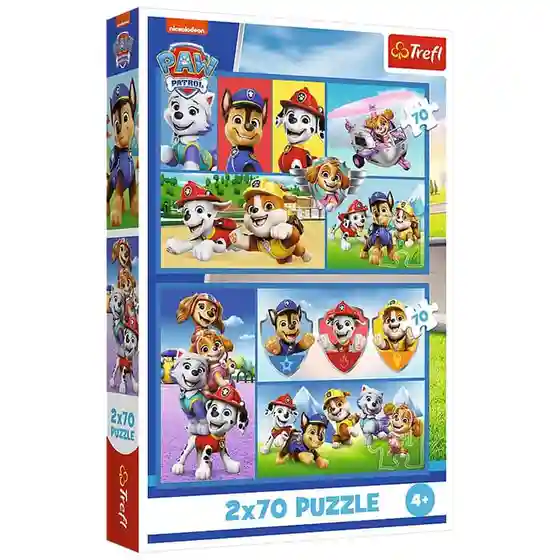 TF Puzzle "2x70" -  Paw Patrol rules, cod 61453