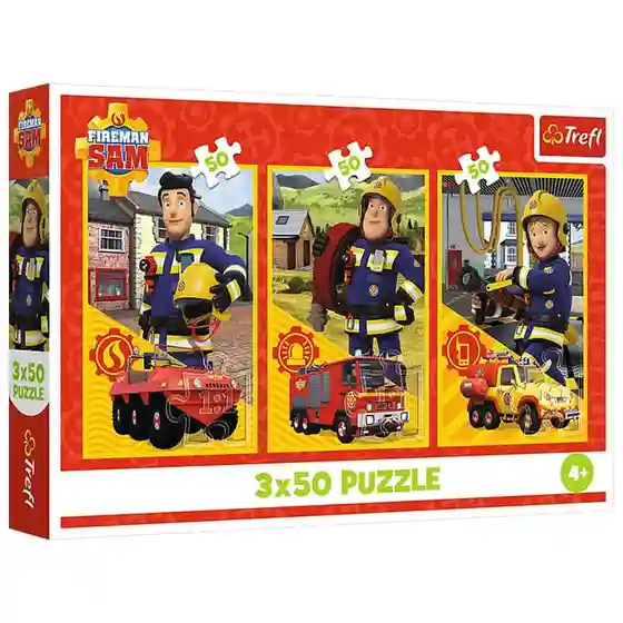 TF Puzzle "3x50" -Fireman Sam day, cod 61458