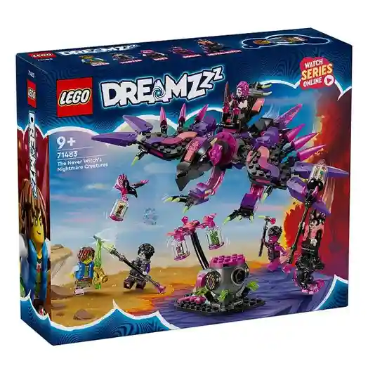 Constructor LEGO Dreamzzz Creaturi de coșmar ale vrăjitoarei Niciodată, art. 71483
