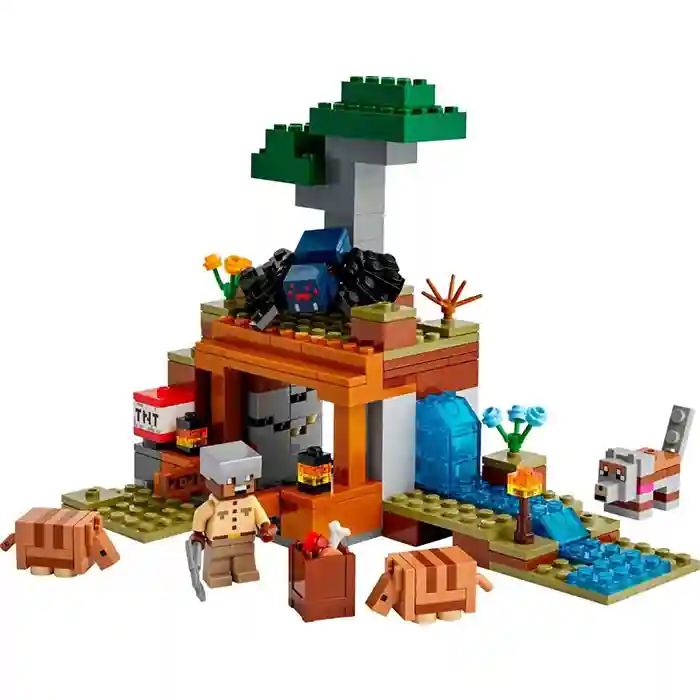 Constructor LEGO Minecraft Expediția Mină Armadillo, art. 21269
