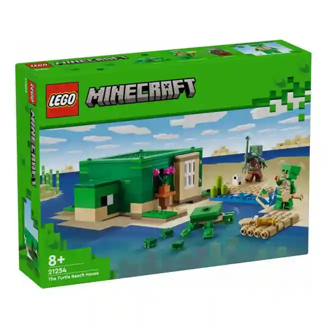 Конструктор LEGO Minecraft Черепаховый пляжный домик, арт. 21254