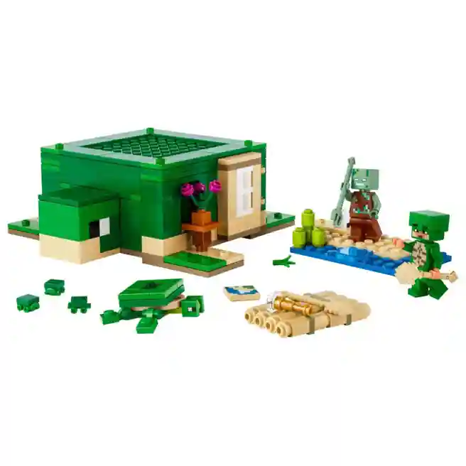 Конструктор LEGO Minecraft Черепаховый пляжный домик, арт. 21254