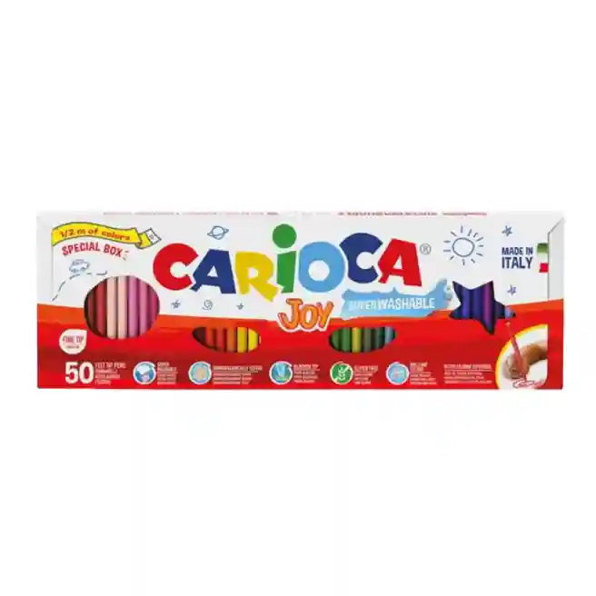 Набор фломастеров Carioca Joy 50 шт