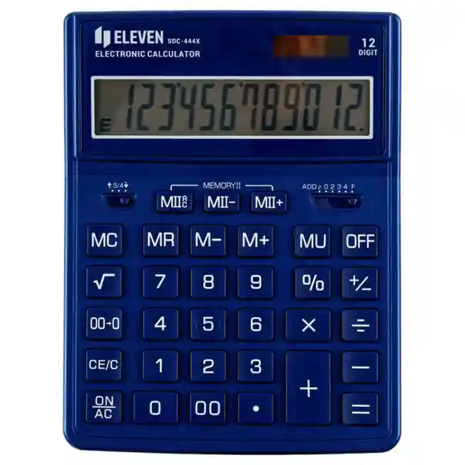Calculator Eleven SDC 444 NV, albastru