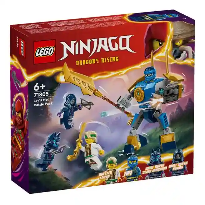 Constructor LEGO Ninjago Pachetul de luptă al mecanicului Jay, art. 71805