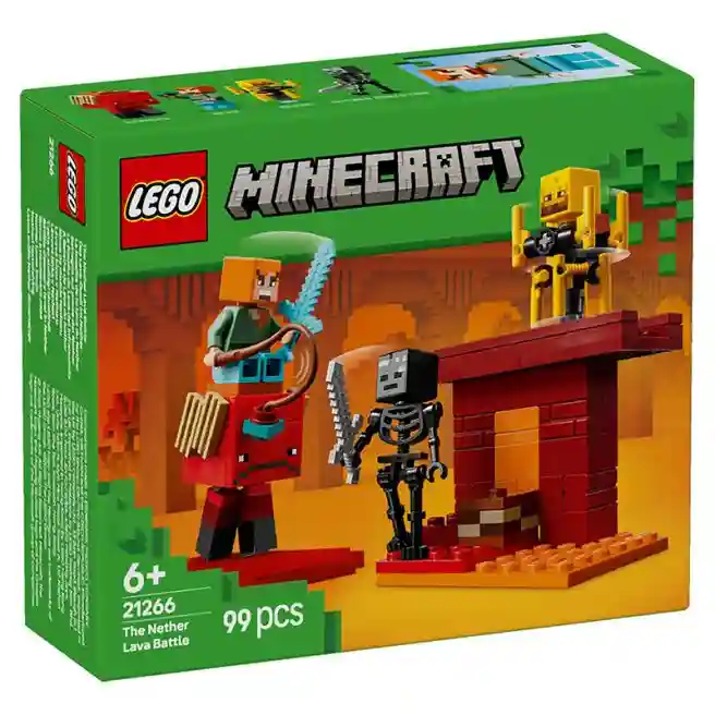 Constructor LEGO Minecraft Bătălia pentru Lava Inferioară, art. 21266