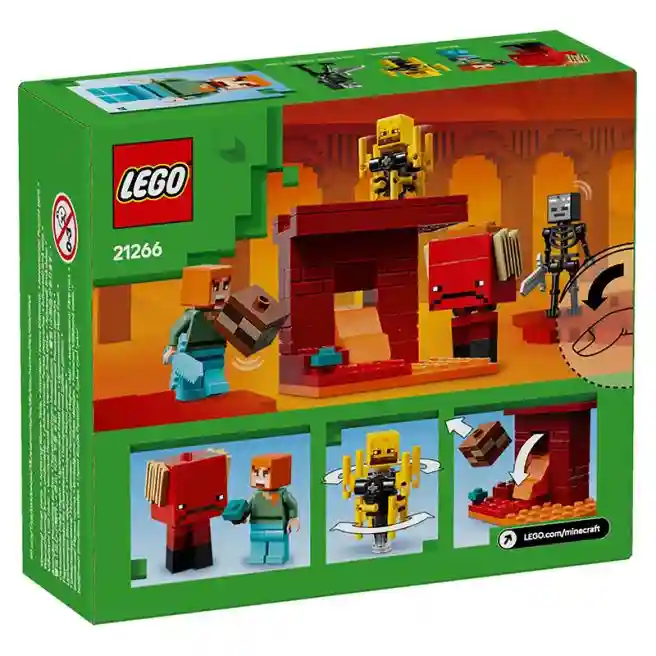 Constructor LEGO Minecraft Bătălia pentru Lava Inferioară, art. 21266
