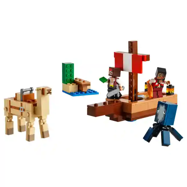 Конструктор LEGO Minecraft Путешествие пиратского корабля, арт. 21259