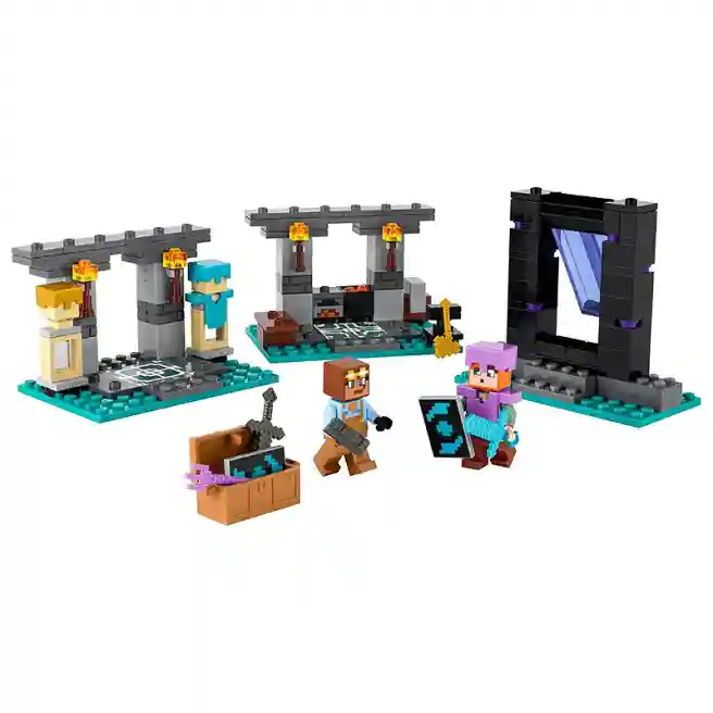 Constructor LEGO Minecraft Armurii, art. 21252