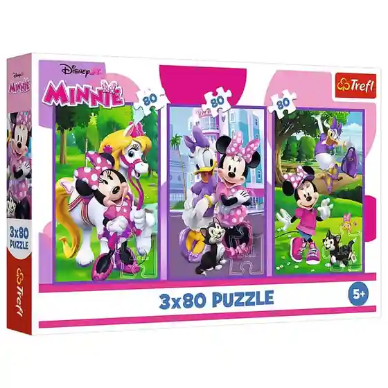 TF Пазлы "3x80" - Minnie and friends, код 61464