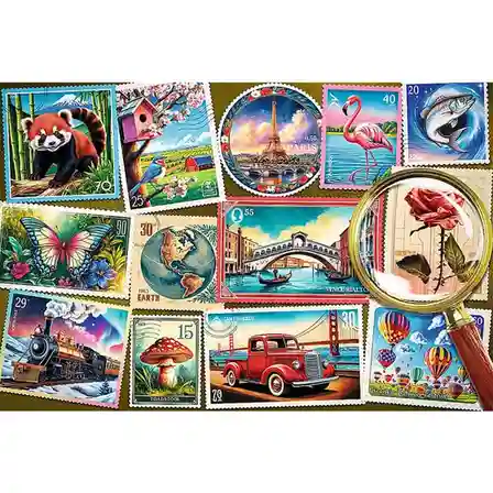 TF Puzzle "300 EasyPiece" - Postage stamps, cod 61442