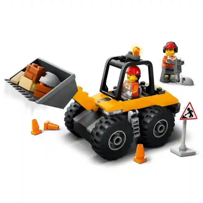 Конструктор LEGO City Желтый строительный колесный погрузчик, арт. 60450